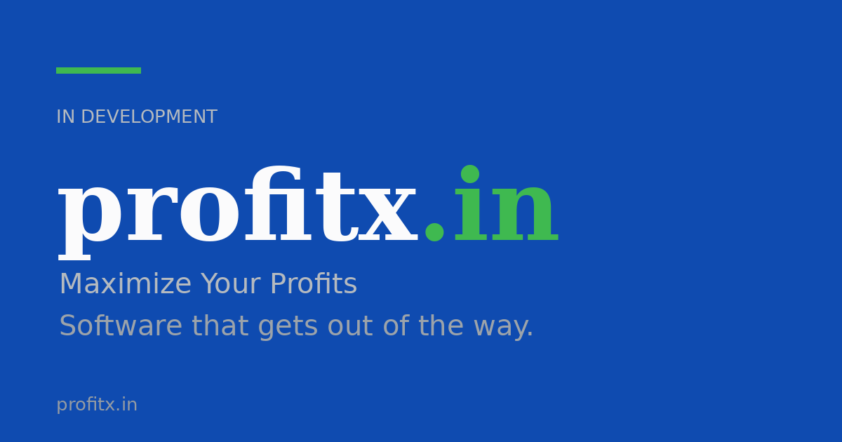 Link preview image for profitx.in